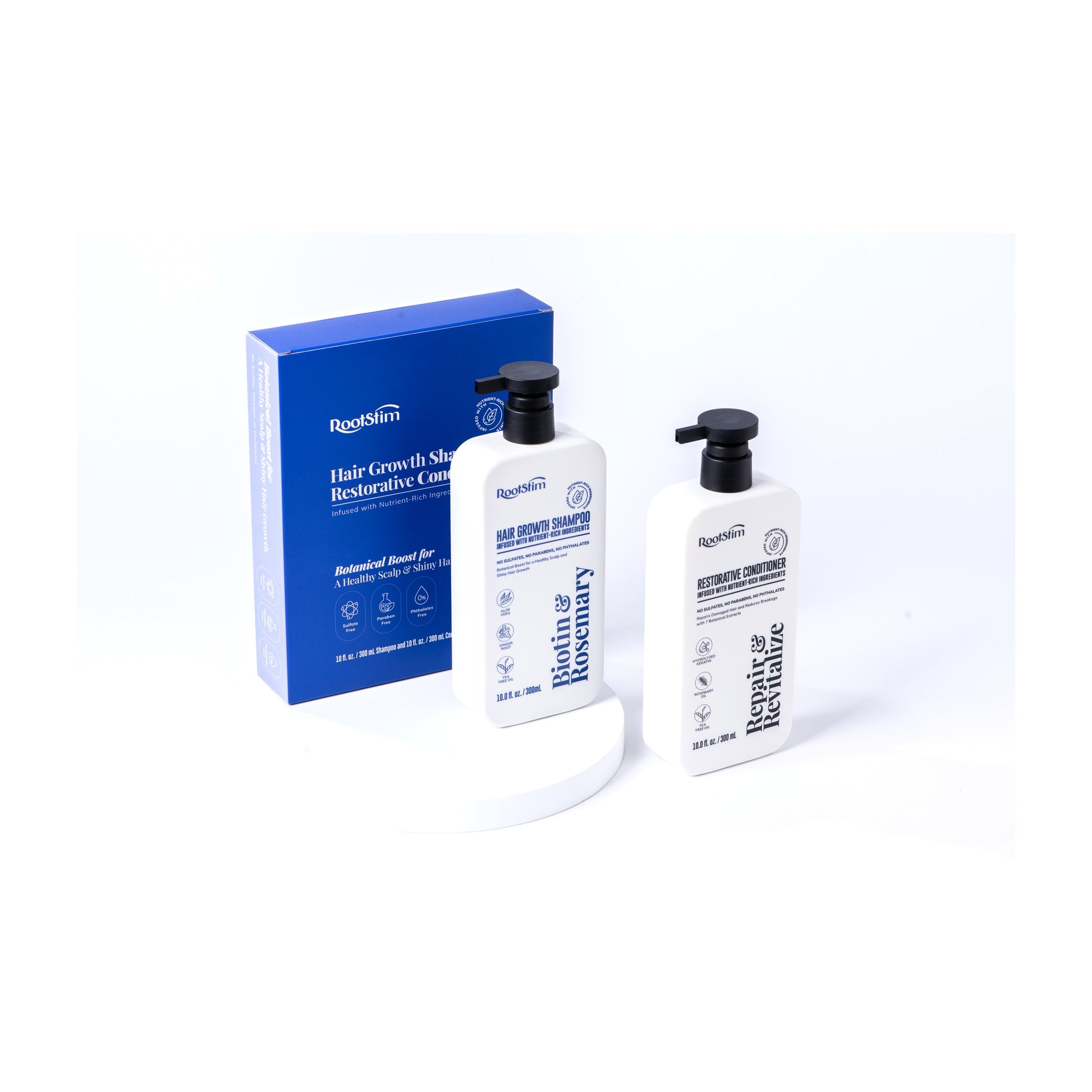 RootStim Hair Growth Set with gift box packaging