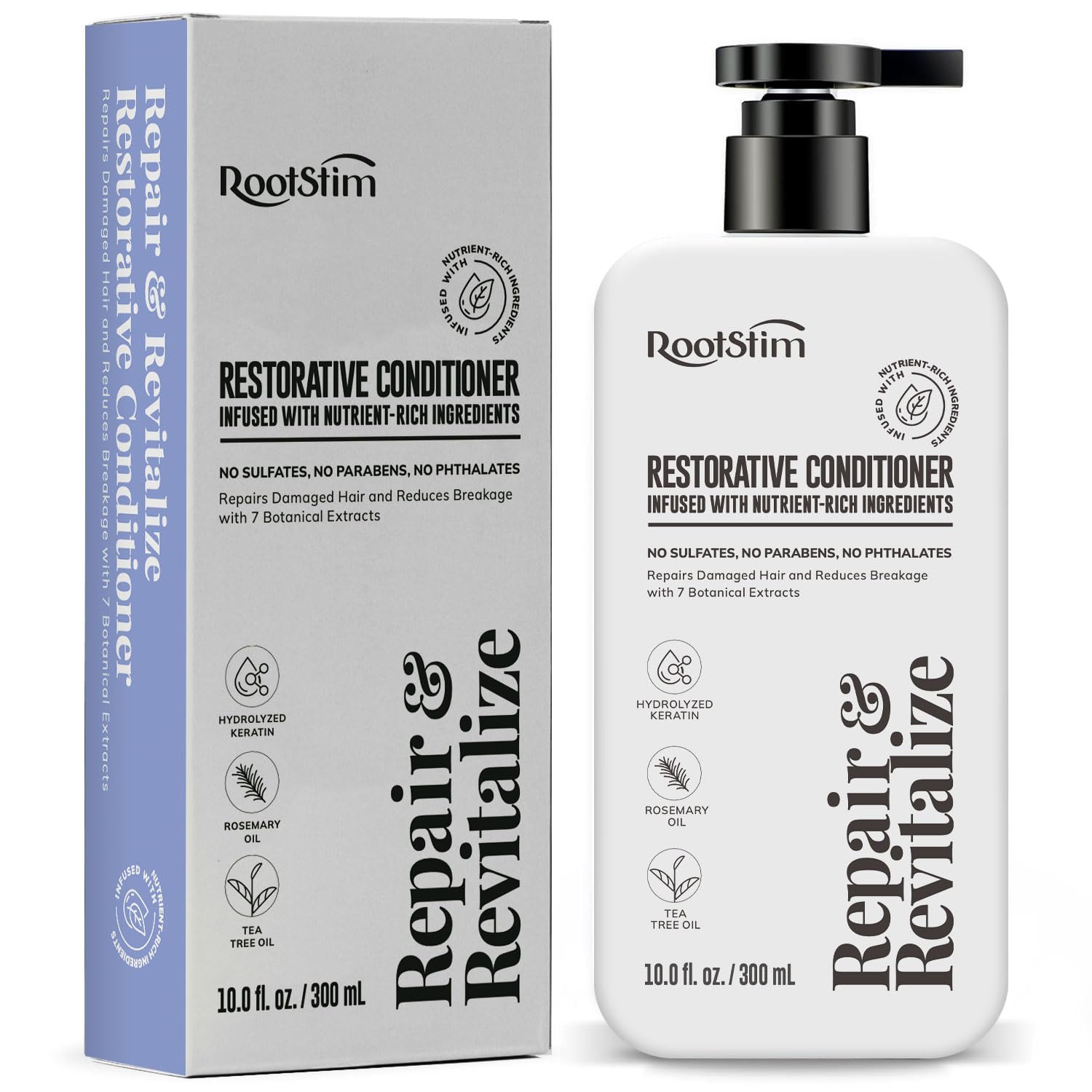 Rosemary Hair Growth Conditioner — Saw Palmetto & Keratin (10 oz)
