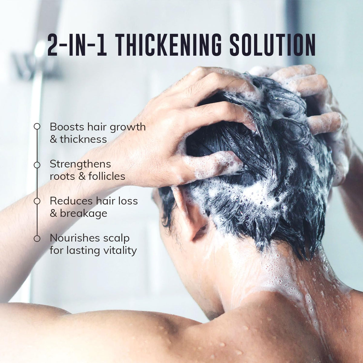 Men's Thickening Shampoo — Saw Palmetto, Biotin & Rosemary (10 oz)
