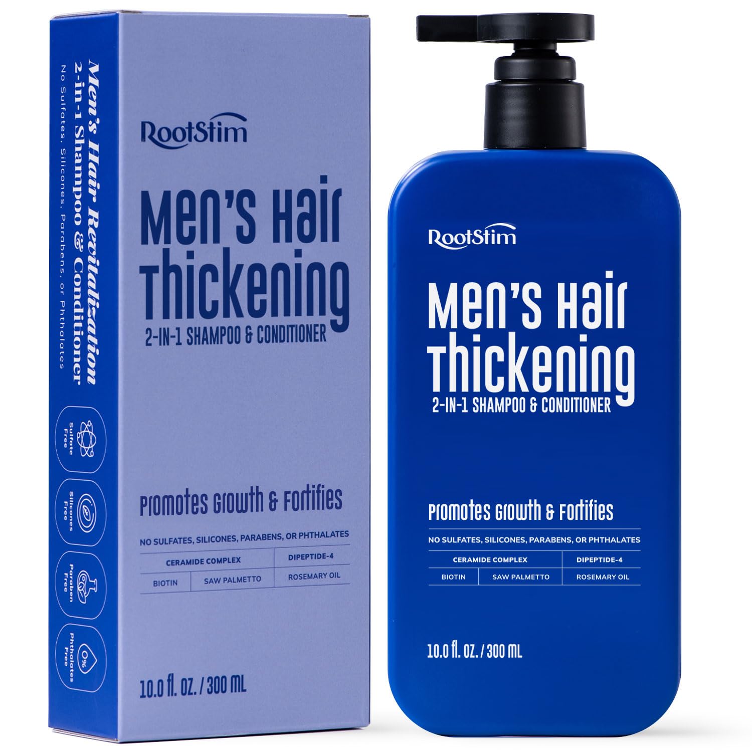 Men's Thickening Shampoo — Saw Palmetto, Biotin & Rosemary (10 oz)