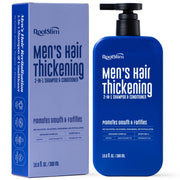 RootStim DHT Blocker Shampoo for Men — 2-in-1 Thickening & Anti-Hair-Loss with Saw Palmetto, Biotin & Rosemary — Sulfate-Free, 10 oz
